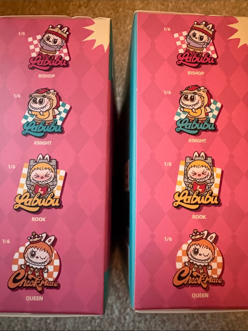 Pop Mart The Monsters ChessMate Collectible Fridge Magnet Blind Box
